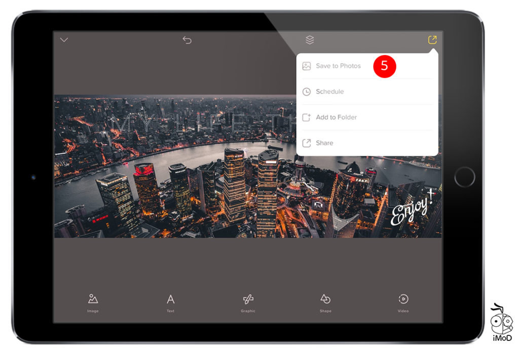 How To Create Poster By Over App Ipad 6