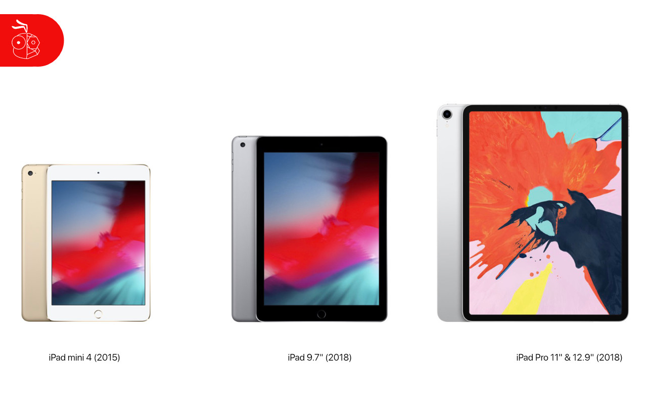 Ipad Mini 4 Ipad 9.7 Ipad Pro 11 12.9 2018