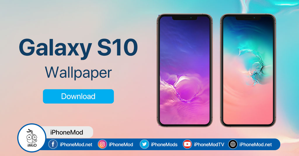 แจกภาพพ นหล ง Wallpaper ของ Samsung Galaxy S10 S10