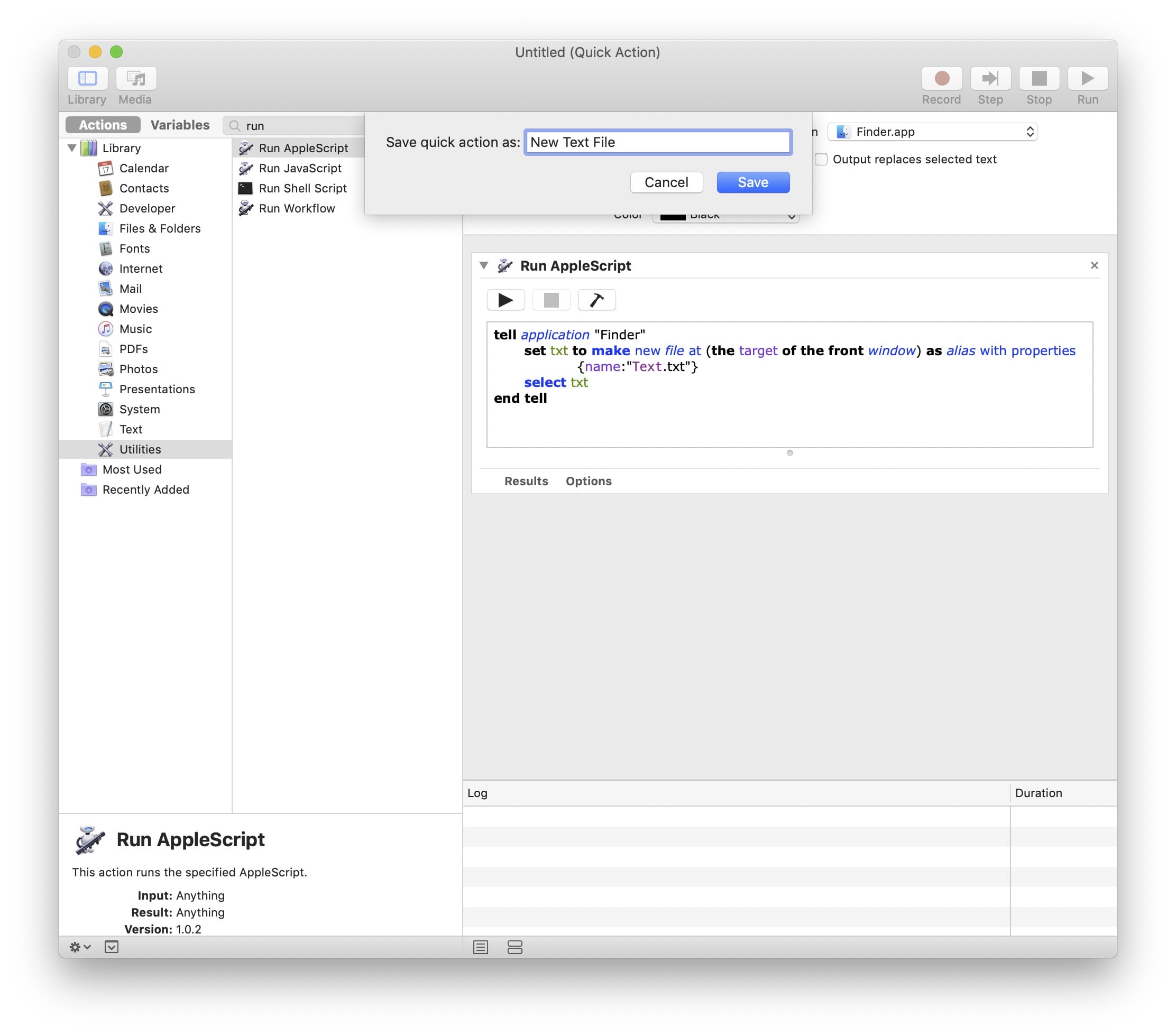 New Text File Macos 5
