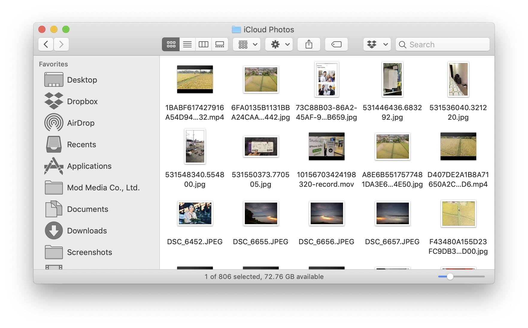 Downloading Multiple Photo Video From Icloud 03