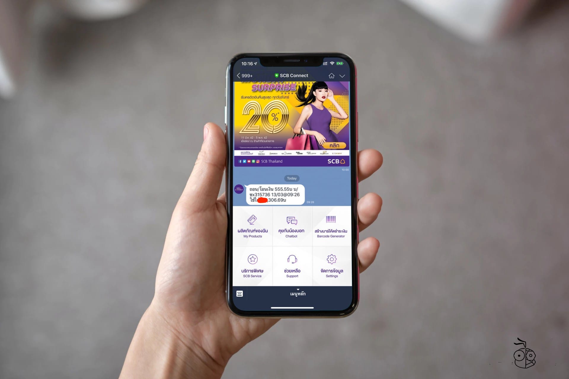 Scb Connect Iphone Xs Hand