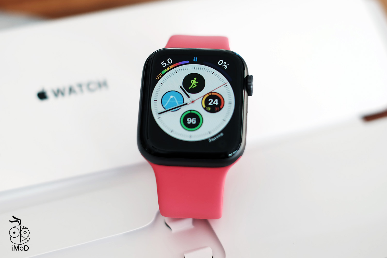 apple sport band hibiscus