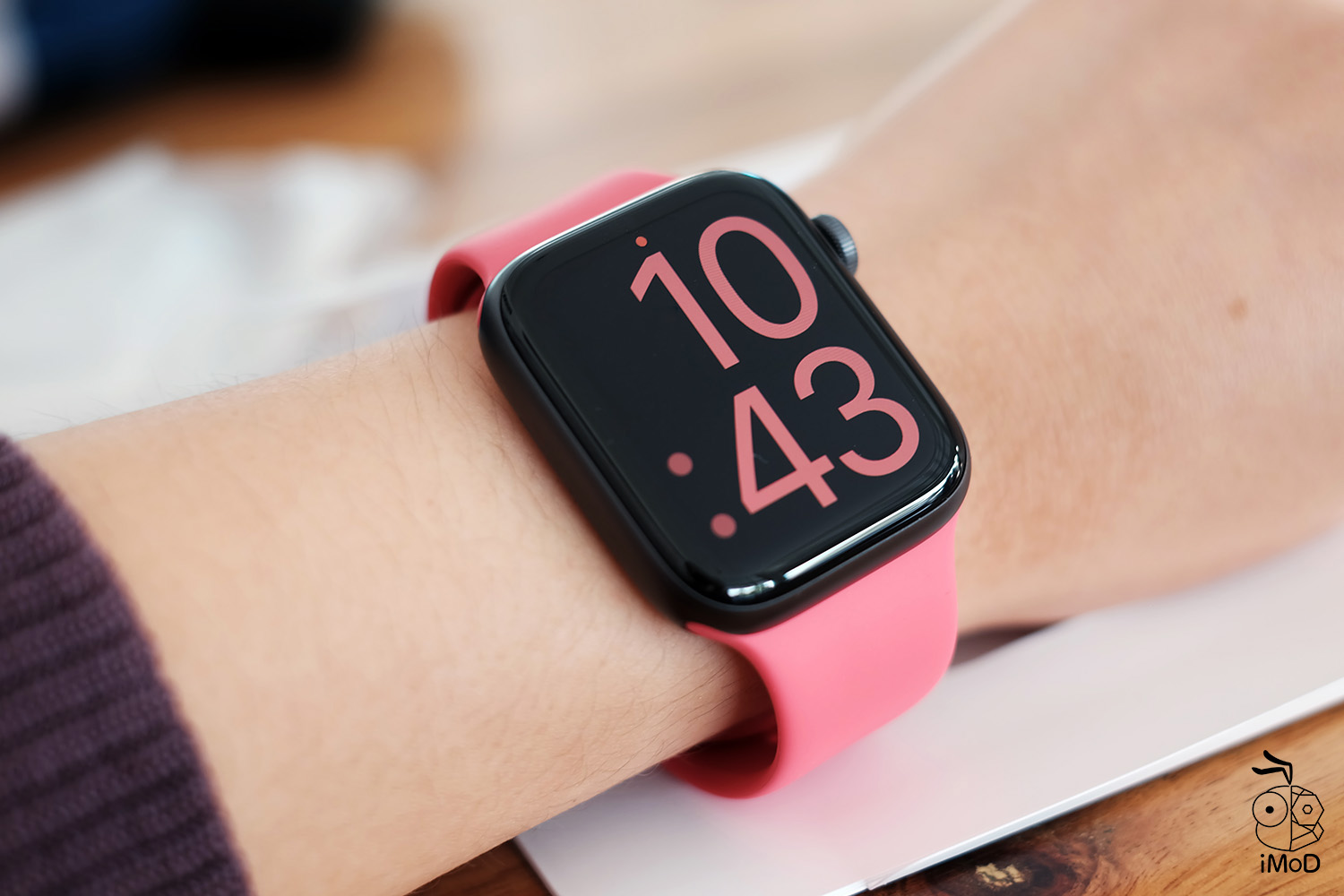 apple sport band hibiscus