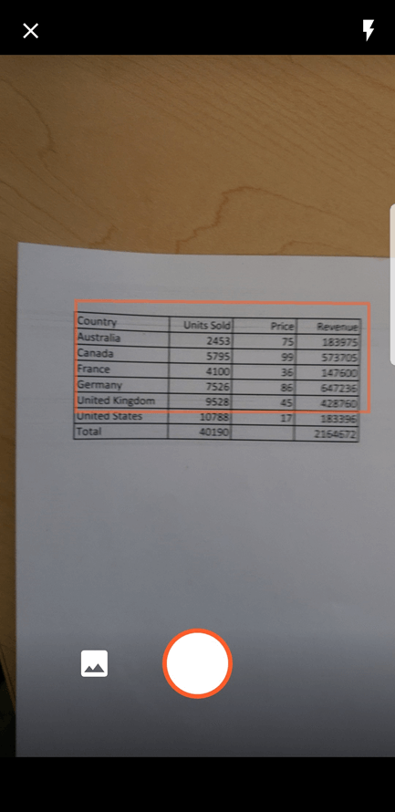 Excel Mobile Insert Data From Picture 2