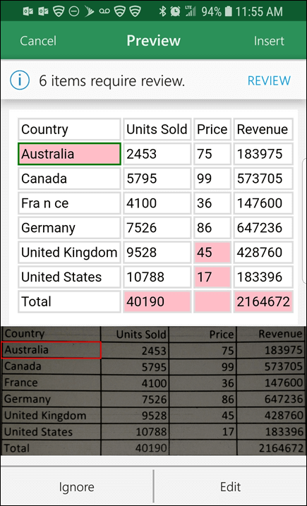 Excel Mobile Insert Data From Picture 3