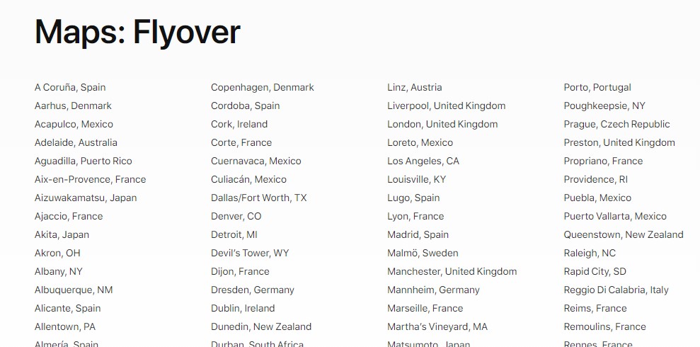 Flyover City Iphone Ipad In Apple Maps 3