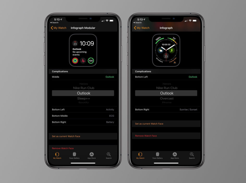 Microsoft Outlook Update New Complicaton Apple Watch Series 4 2