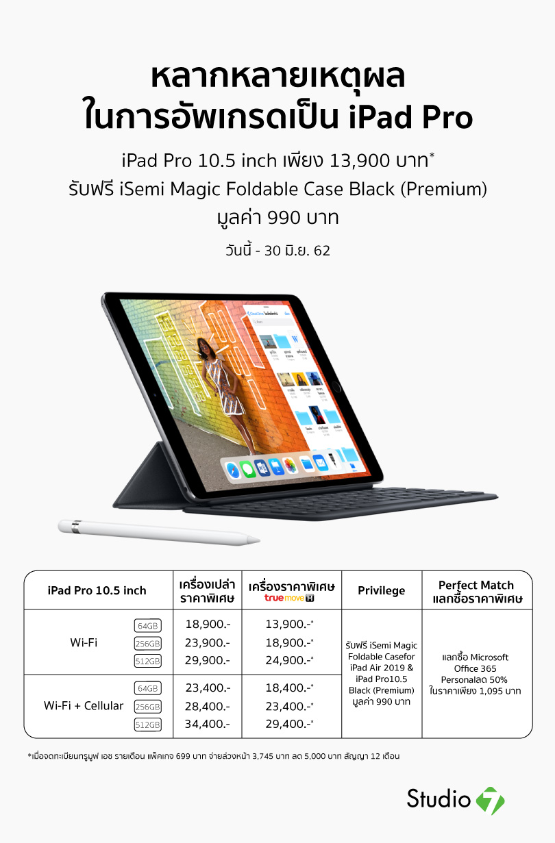 Studio7 Ipad Pro 10inch Promotion June19
