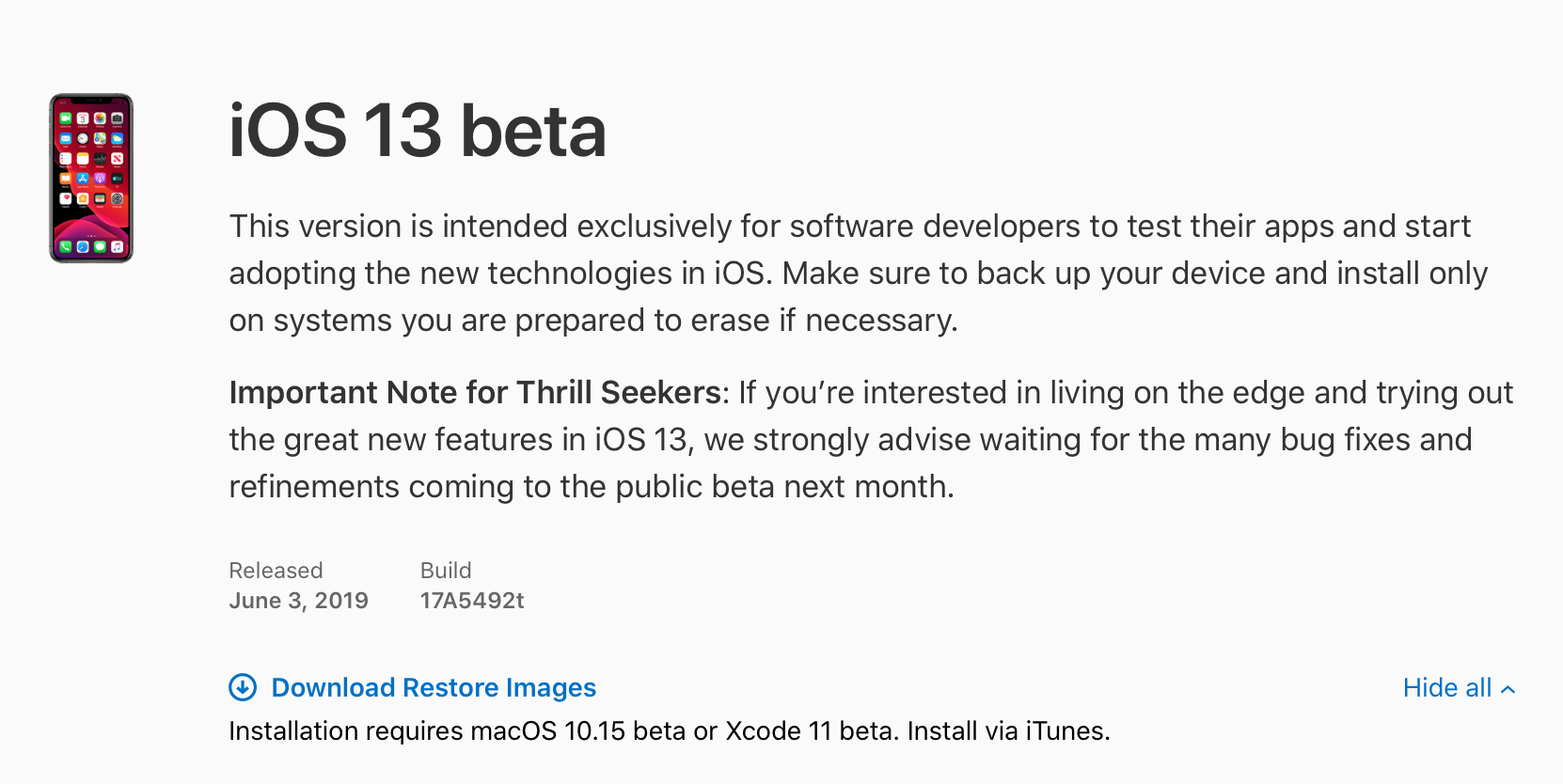 Ios 13 Developer Beta 1 Seed Img 1