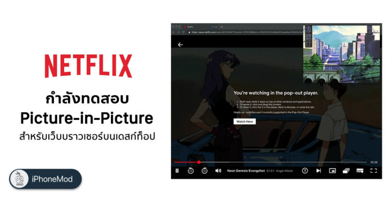Netflix Test Picture In Picture Mode For Desktop