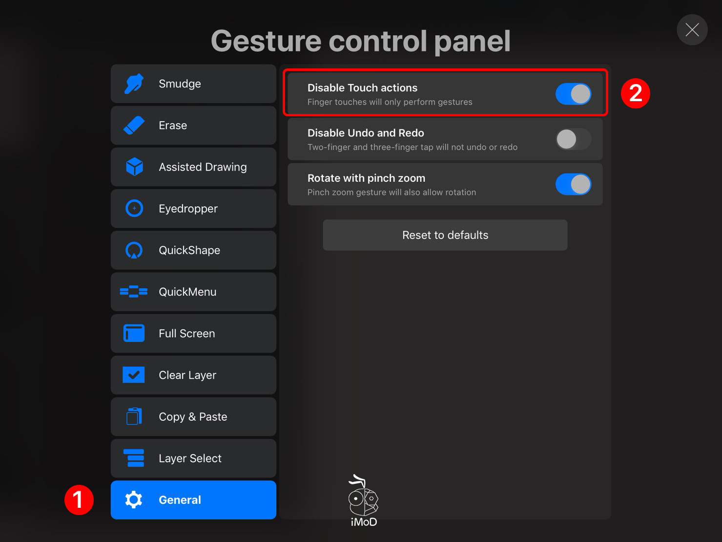 03 Turn Off Touch