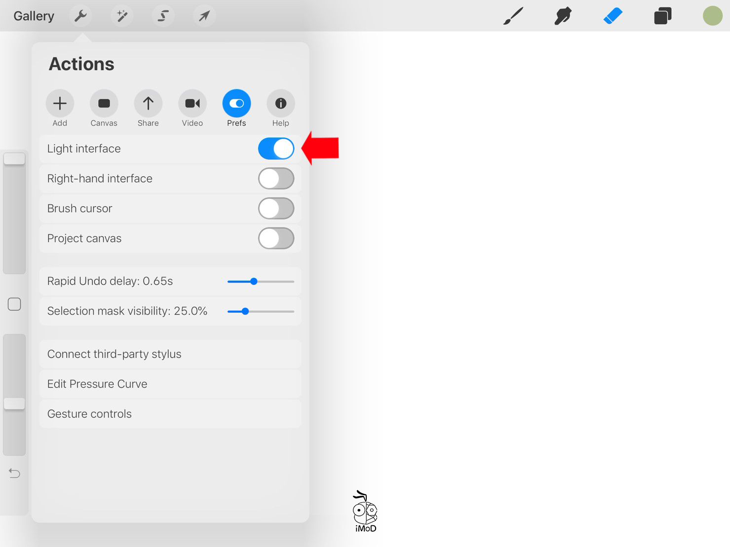 How To Change Color Tab Procreate 03