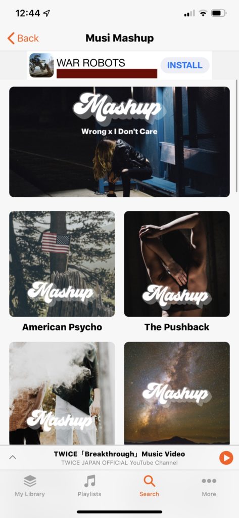 Musi Listen Youtube While Lock Screen 4