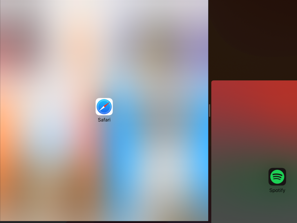 Spotify Support Split View In Ipad 1