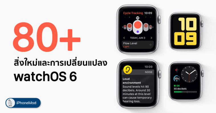 Total New Feature And Changes In Watchos 6