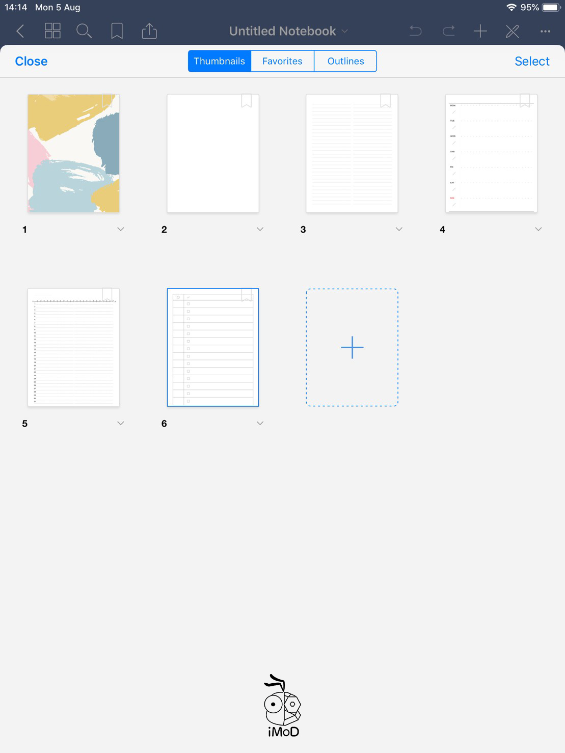 How To Change Paper Template Goodnotes 08