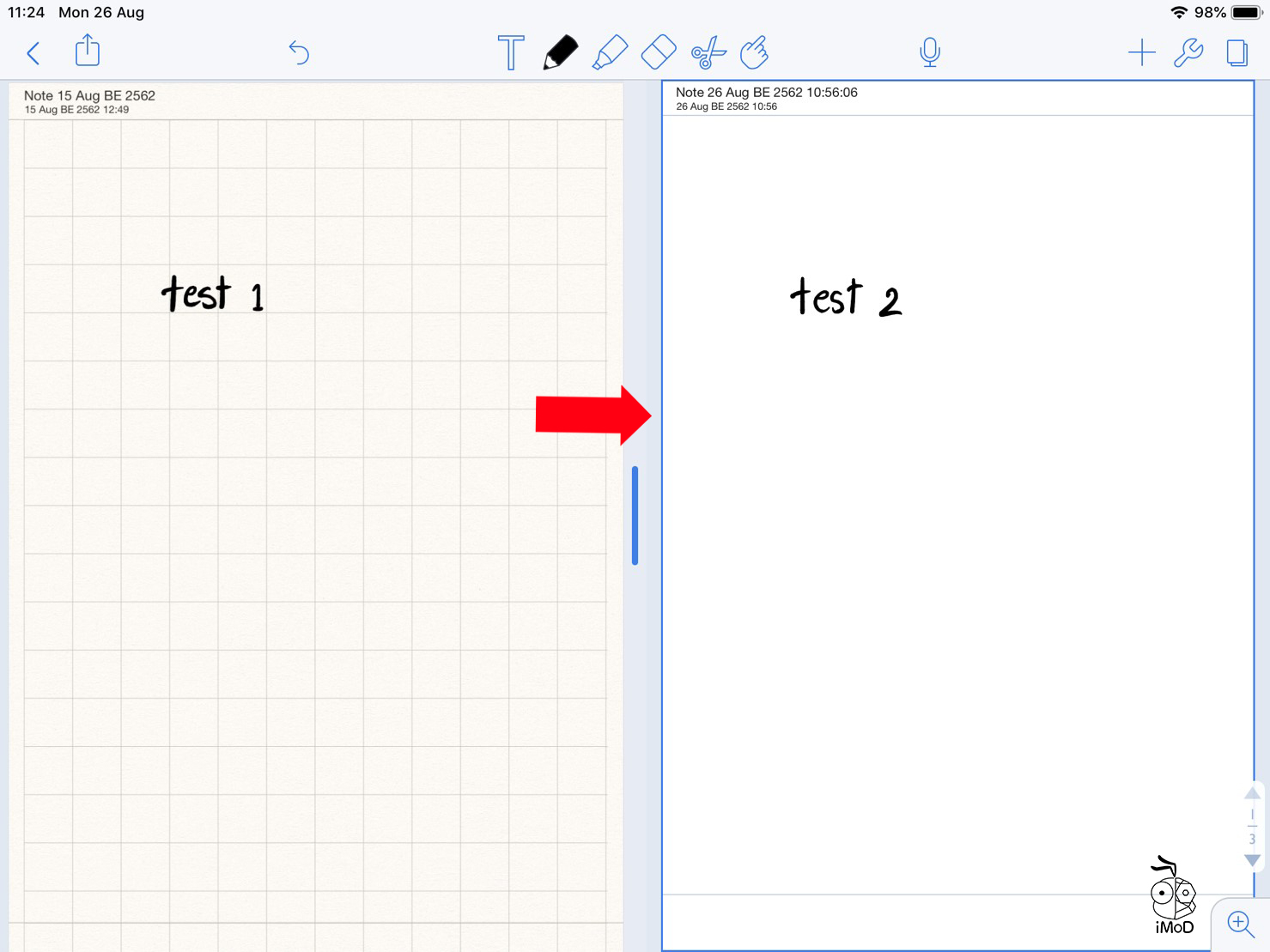 How To Open 2 Page Notability 05