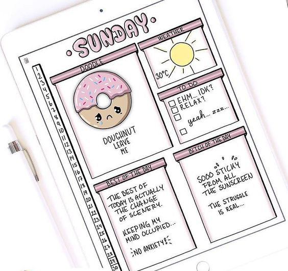 Idea Template Goodnotes 21