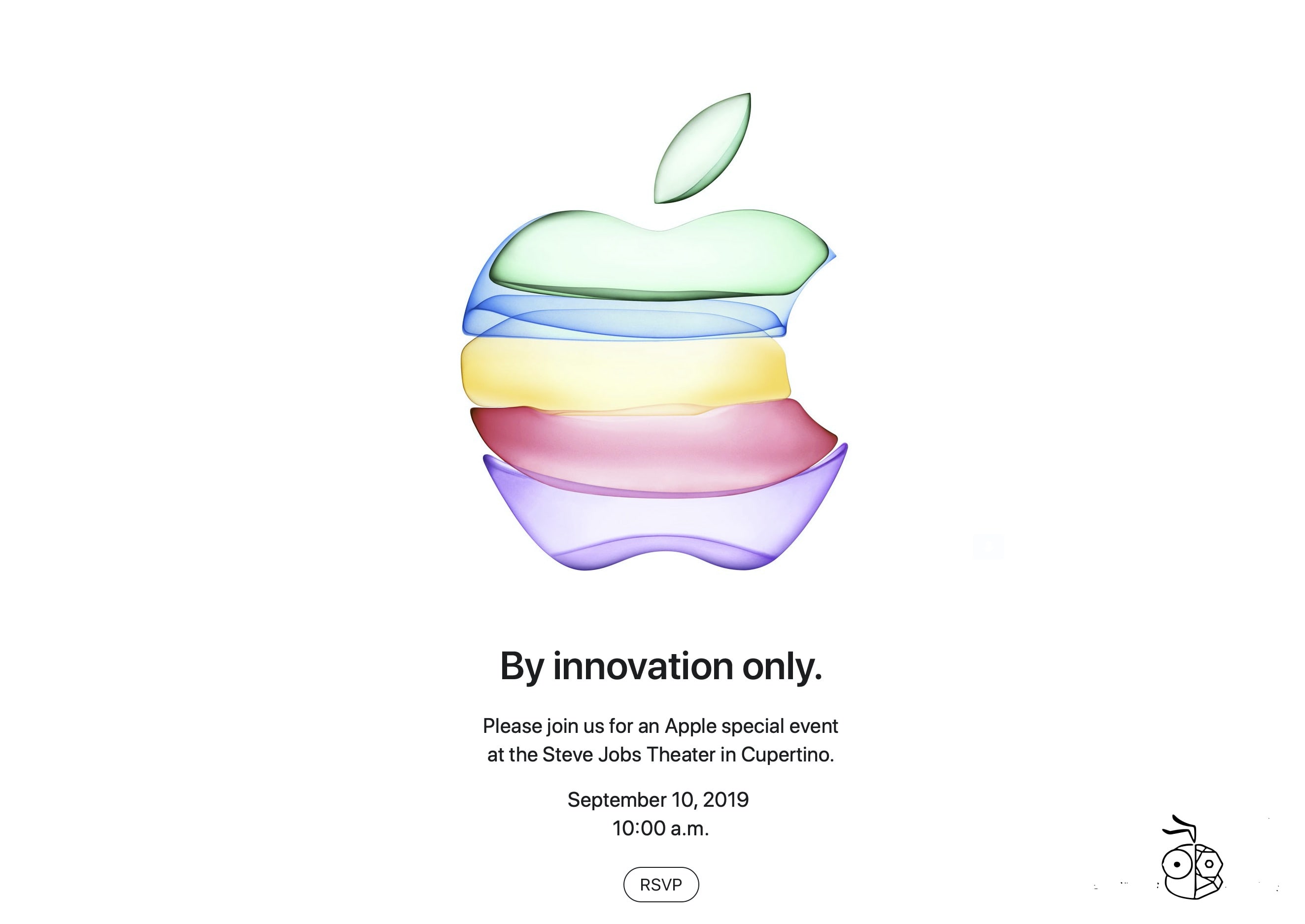 Apple Special Event September 2019 Invitaion