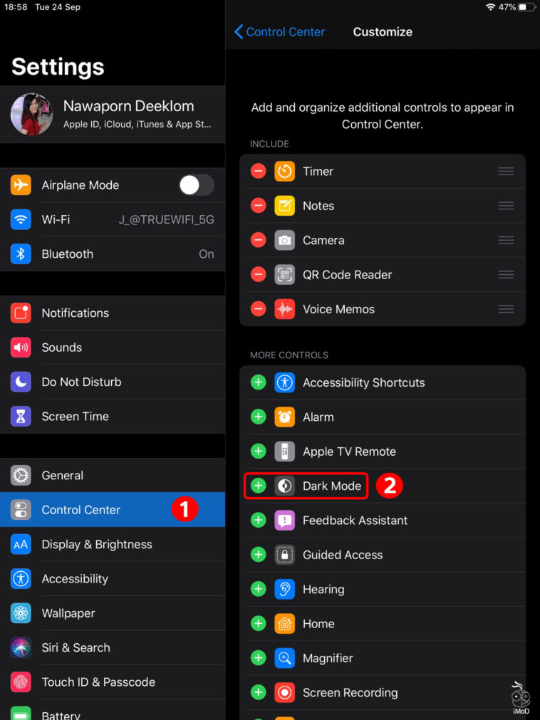 Shadow Ios Setting วิธีตั้งค่า Dark Mode ใน iPadOS ทำอย่างไร?