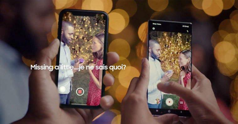 Samsung Mock Apple Galaxy Note 10 Bokeh Video Recording Feature Ad