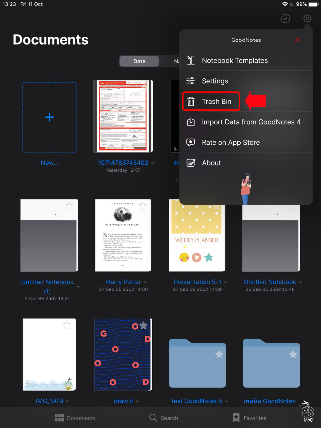 How To Delete Trash Goodnotes 5 02