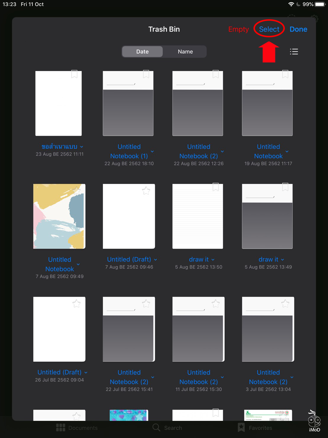 How To Delete Trash Goodnotes 5 03