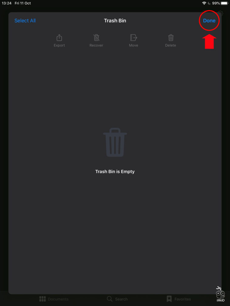  ลบไฟล์ขยะออกแบบถาวร เพื่อไม่ให้รกและหนักเครื่องจนเกินไปใน GoodNotes 5 