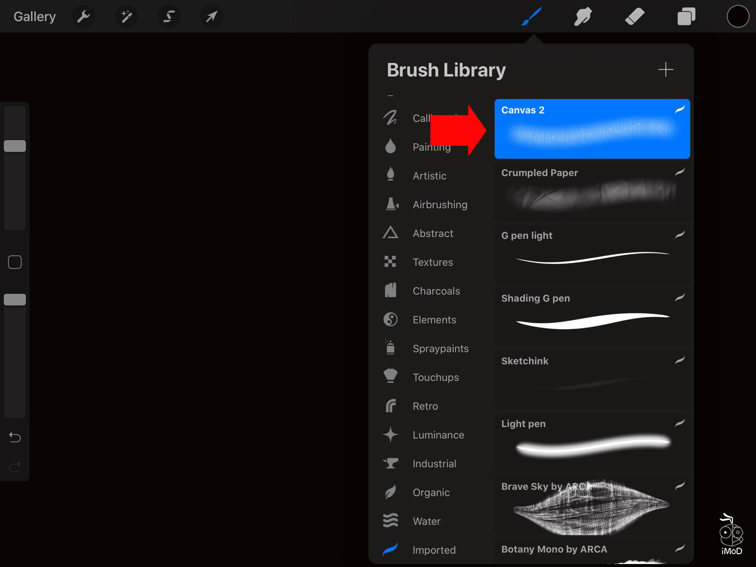 Texture Canvas Procreate 02