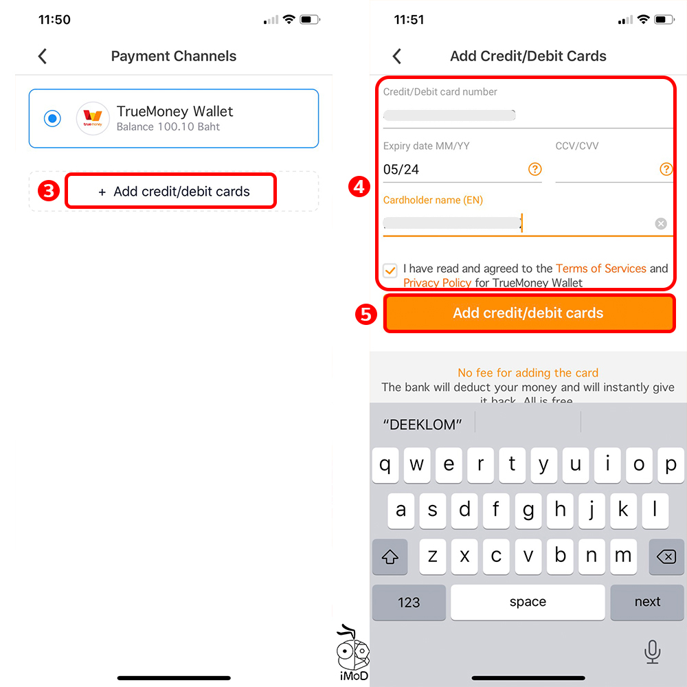 Truemoney Wallet X Credit Card 05