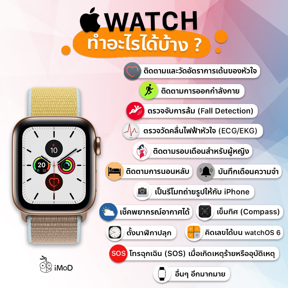 Apple Watch ทำอะไรได้