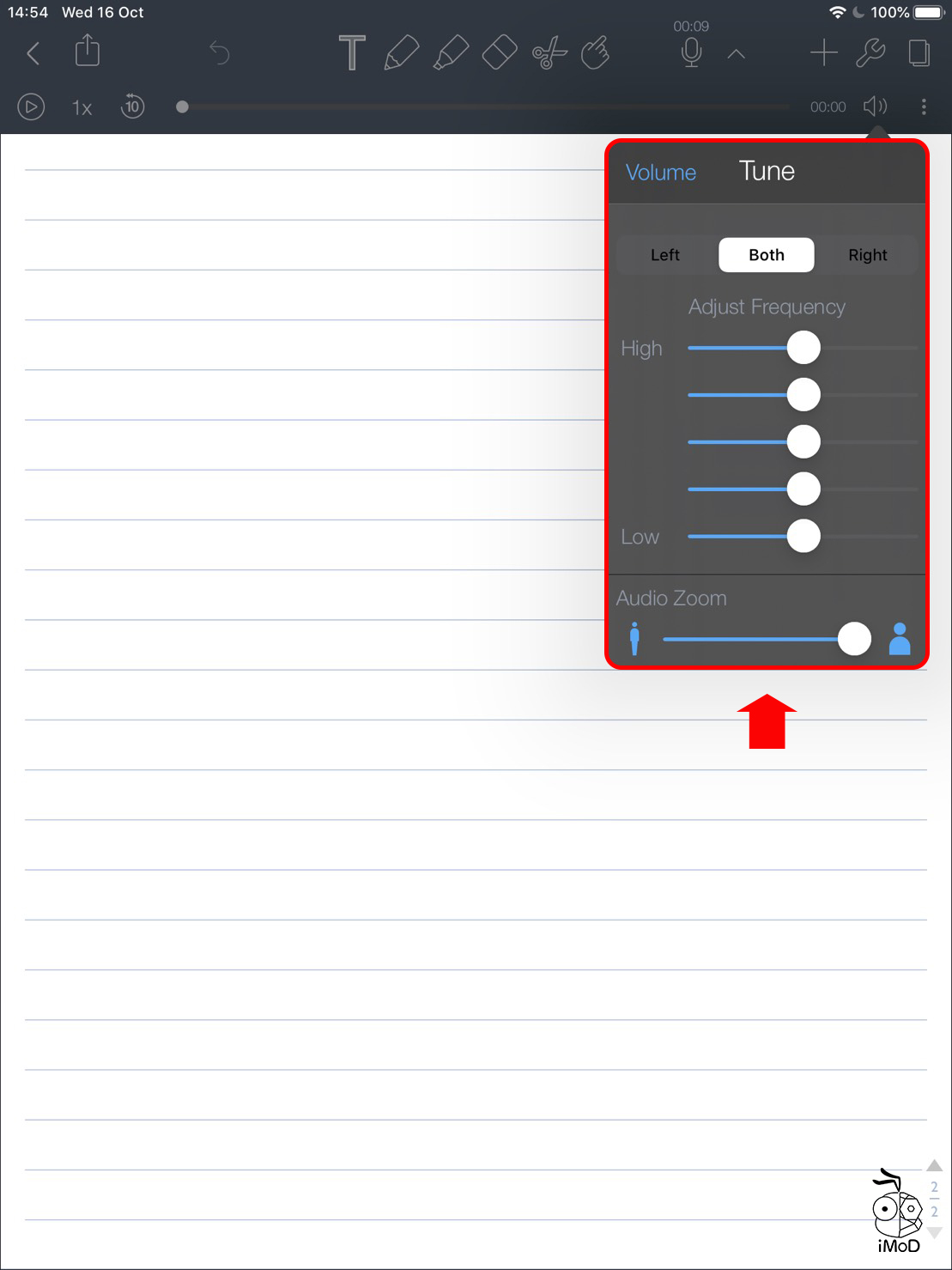 sound setting to record callnote sound setting to record callnote