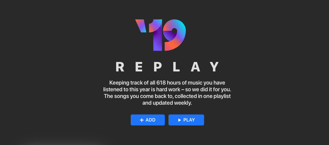 Apple Music Replay For User 2019 Back To 2015 Img 7