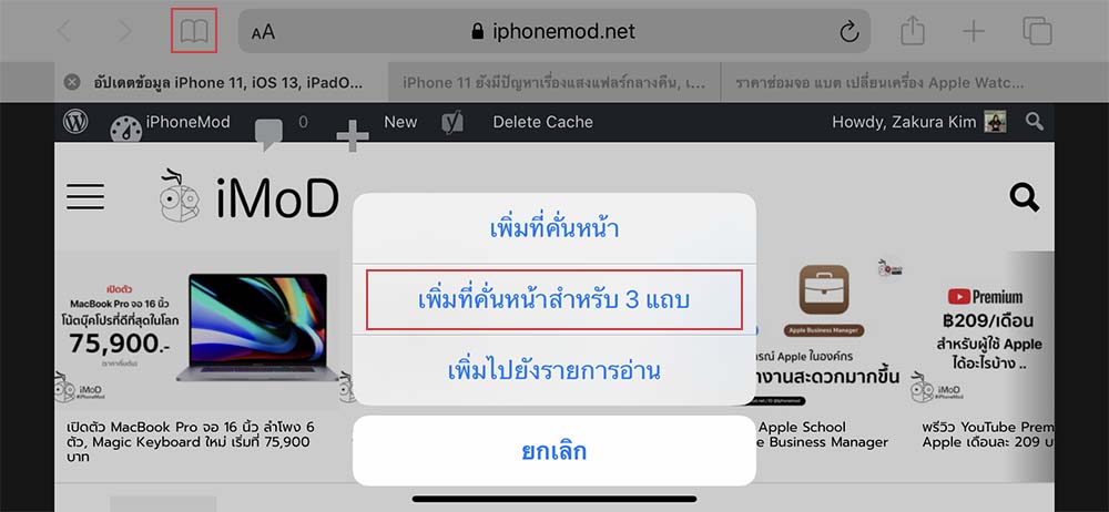 How To Save Multiple Bookmark Safari Ios 13 Ipados 3