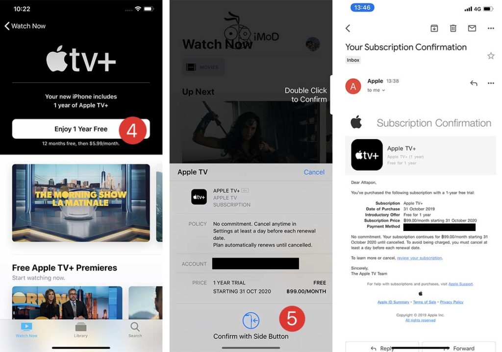 How To Subsrciption Apple Tv Plus Free 1 Year For New Device 2