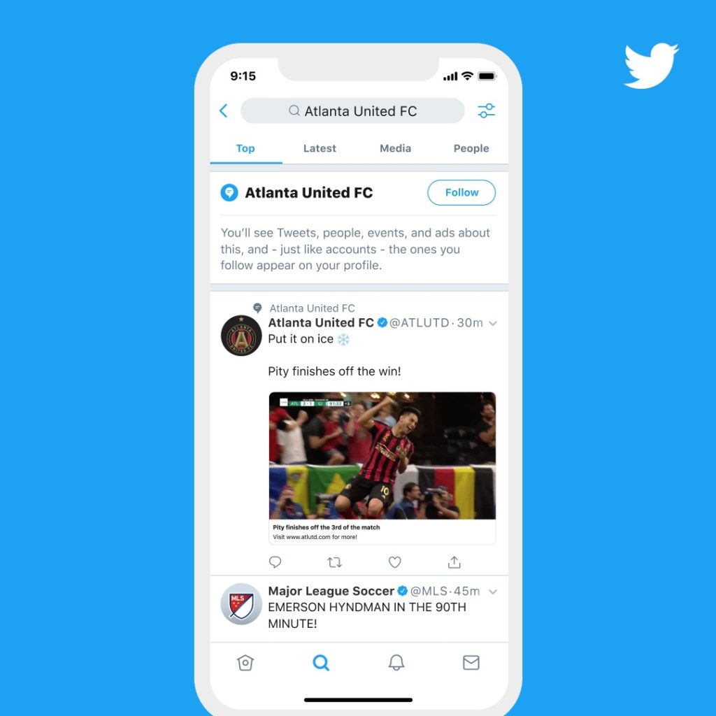 Twitter Debut Topic New Feature Feed Interesting To User 2