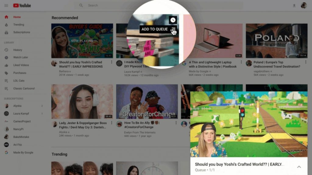 Youtube Improve New Design And New Feature For Desktop Tablet 3