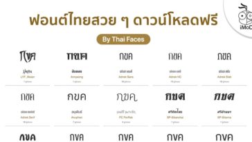 Font Thai Free Download And Copyright Info By Thaiface Com Cover