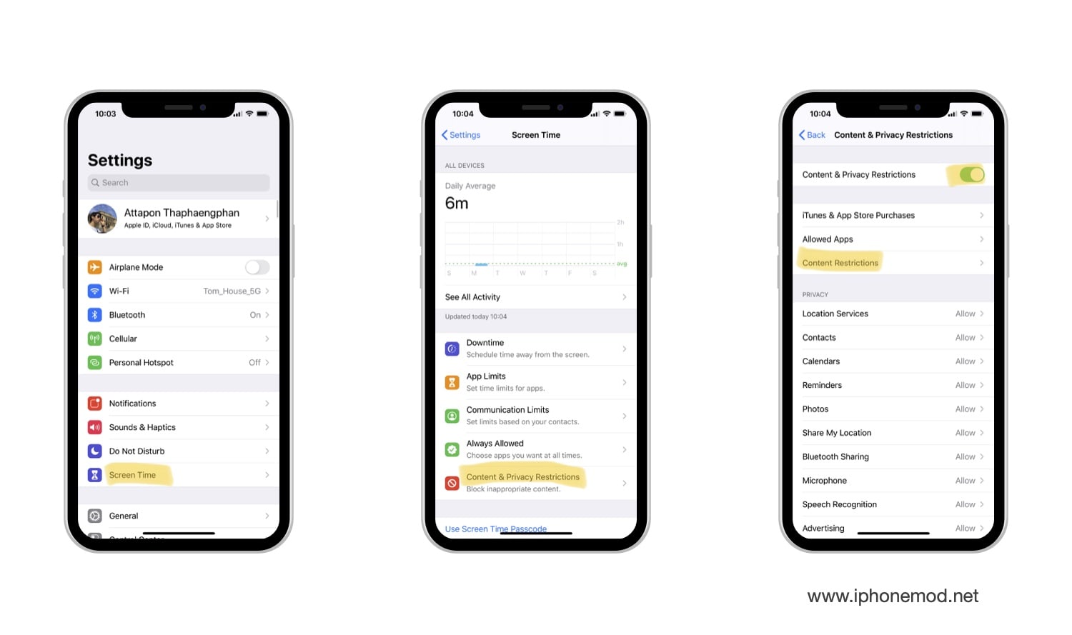 Setting Allow Explicit Music In Ios 13
