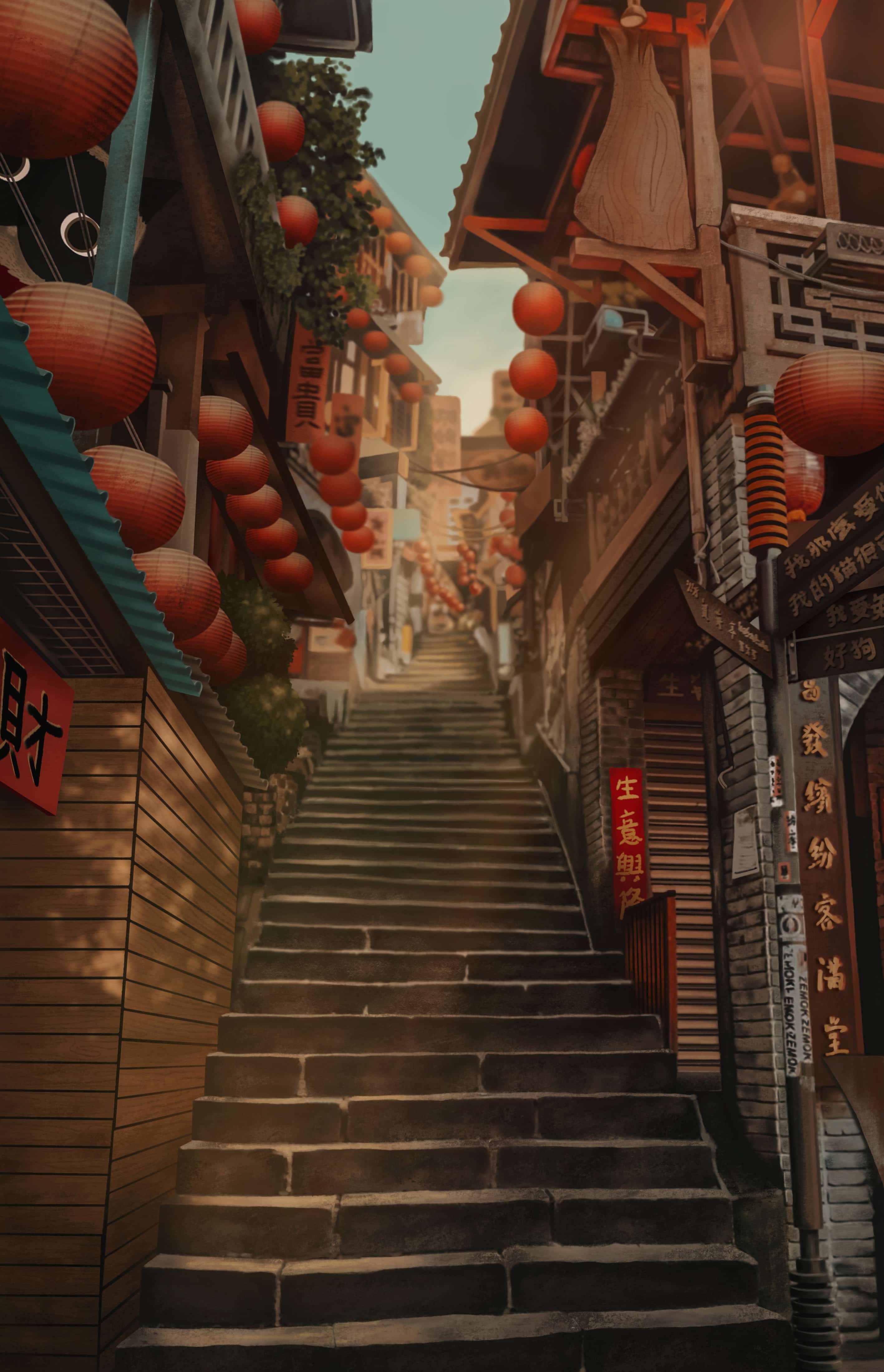 ภาพฟ้า พุทธรักษา วาดบน Ipad 1