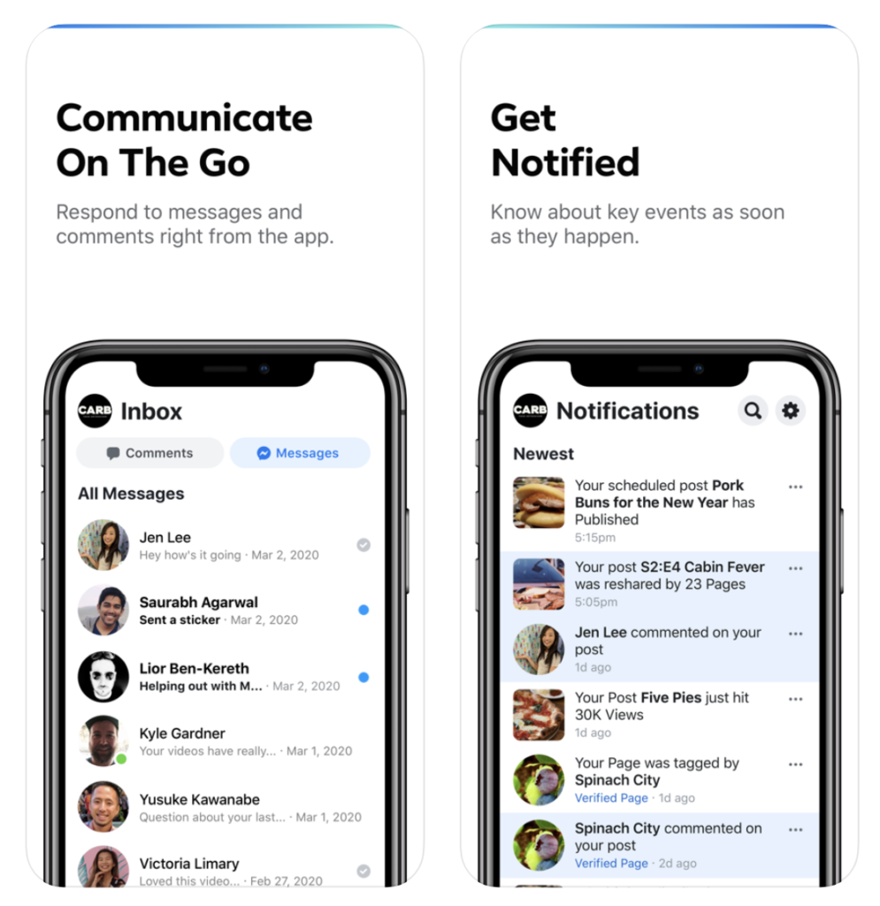 Facebook Released New App Creator Studio For Manage Page Iphone Ipad 2