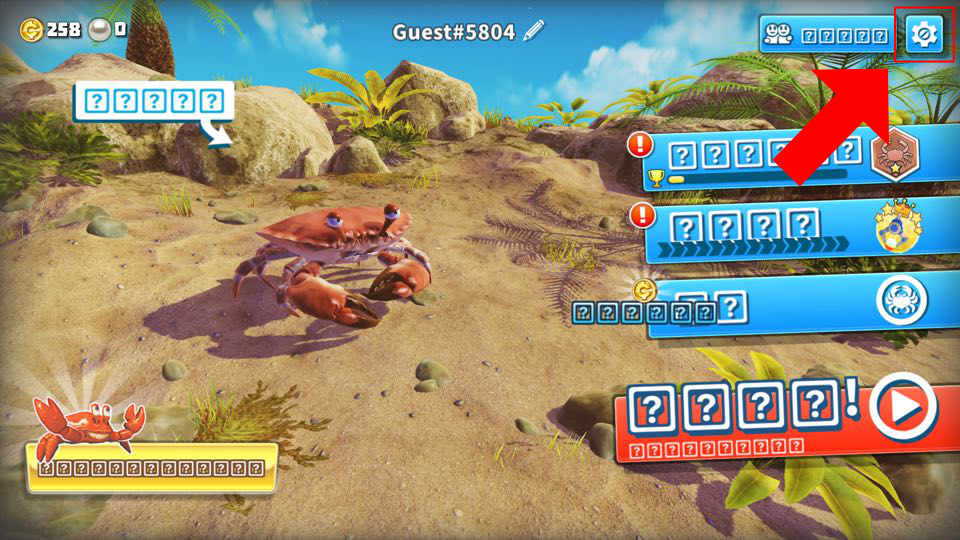 Game King Of Crabs Setting1