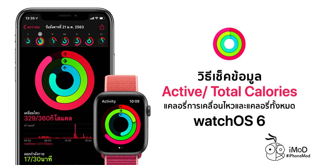 Active Calories กับ Total Calories ใน Apple Watch แตกต่างกันอย่างไร - iMoD