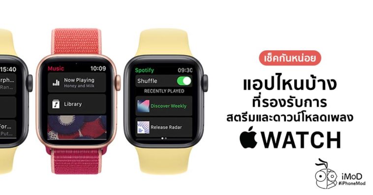 Music App Which Support Play Offline Or Stream Music On Apple Watch Update