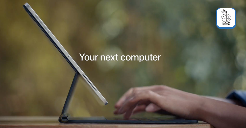 Apple Share Ipad Pro With Magic Keyboard Ad