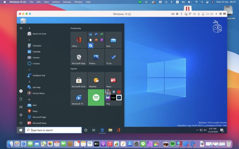 m1 parallels desktop windows 10