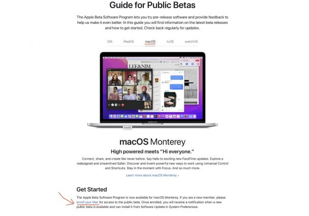 วิธีติดตั้ง macOS 12 Monterey Public Beta สำหรับคนทั่วไป