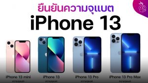 ยืนยันความจุแบตเตอรี่ iPhone 13 mini, iPhone 13, iPhone 13 Pro และ ...