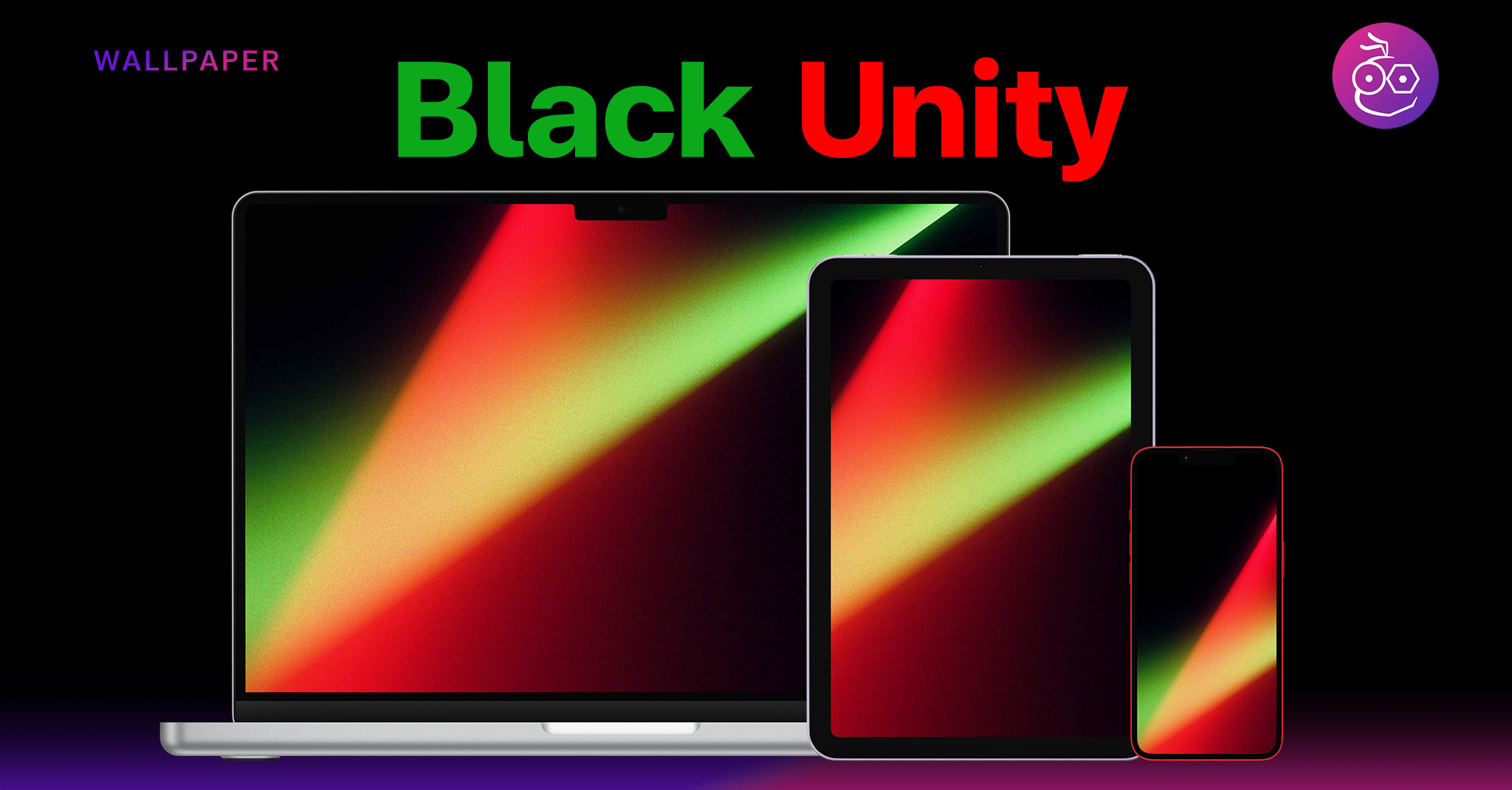 ภาพพ นหล ง Wallpaper Black Unity 22 สำหร บ Iphone Ipad Mac